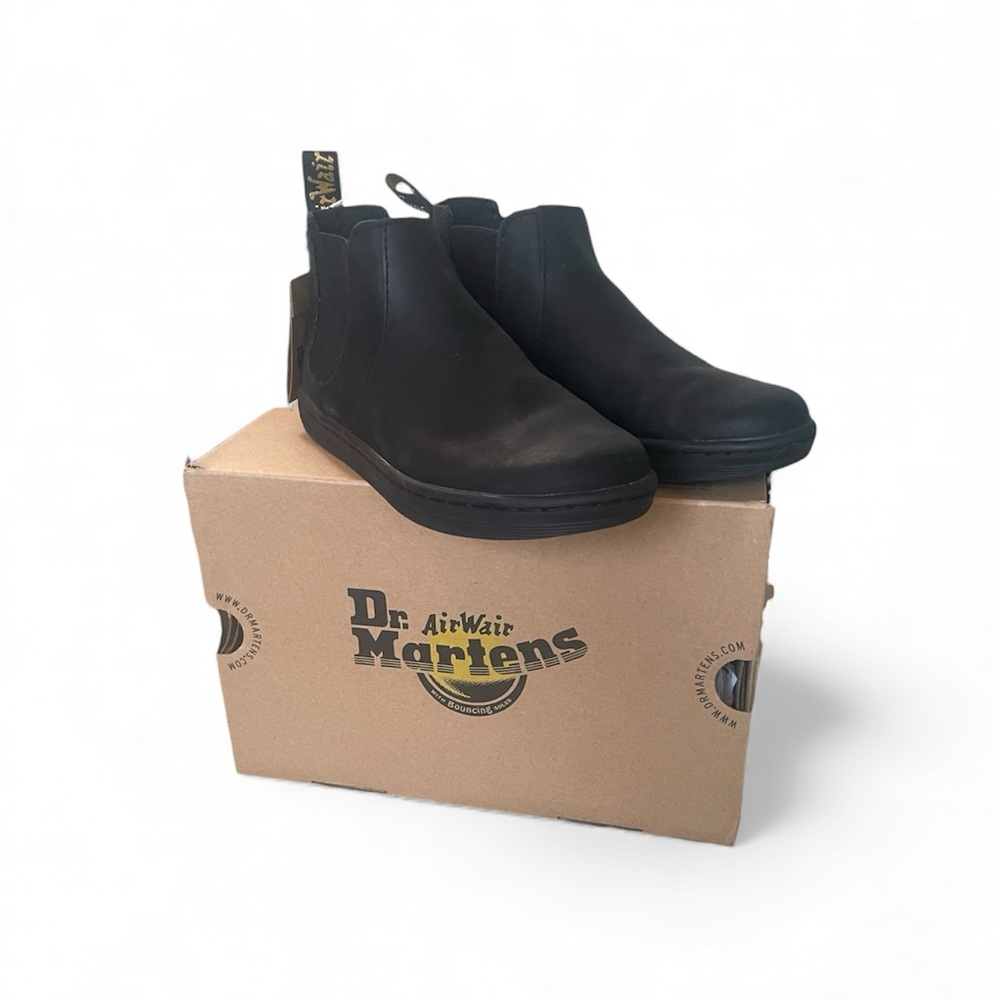 Dr. Martens Black Slip-On Boots
